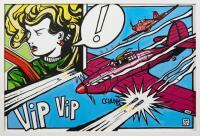 A Painting In Style of Roy Lichtenstein.&nbsp;