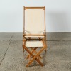 A Skagerak Tarok Teak and Canvas Rocker with Foot Stool - 2