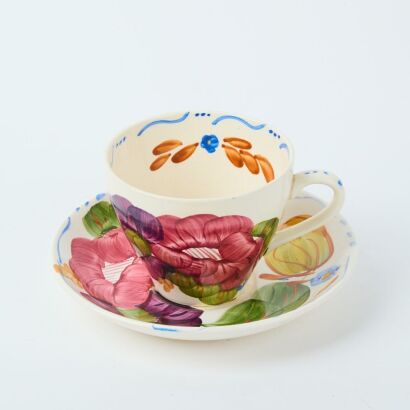 A Fleurette Cup And Saucer