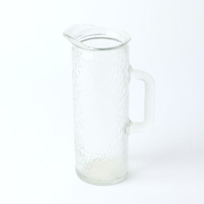 A Glass Iceberg Style Jug