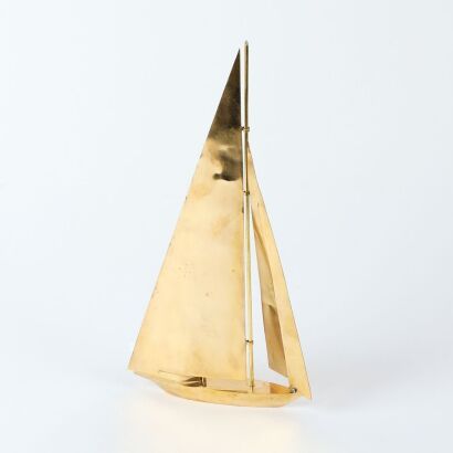 A Brass Sailing Ship