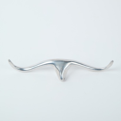 An Aluminium Signed Bull Sculpture