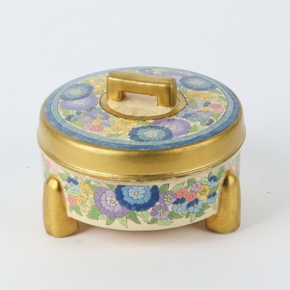 A Rare Early New Zealand Pottery Lidded Jar by Edna Sissons A/F