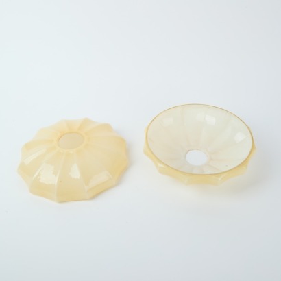 A Pair of Opaque French Light Shades