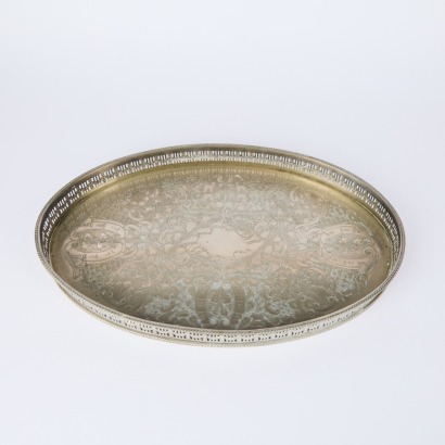 A British Nobleman Gallery Drinks Tray from Sheffield England