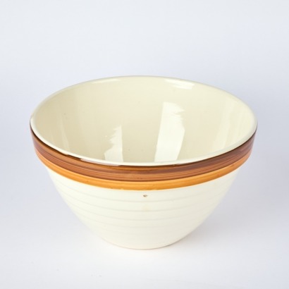 An Extra Large Retro Beehive Crown Lynn Mixing Bowl