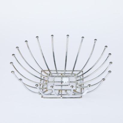 A Retro Chrome Fruit Basket