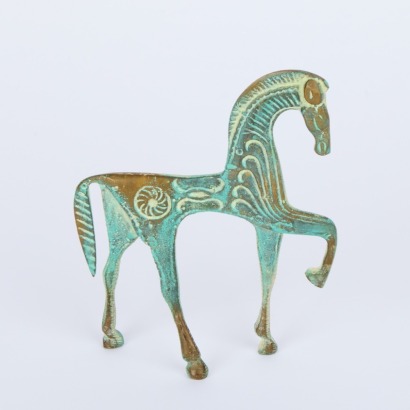 A Greek Style Bronze Horse