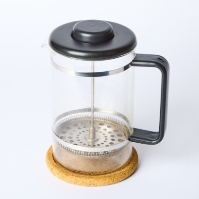 A Large Cork Based French Press