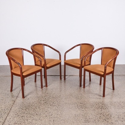 A Set of Four Dining Chairs by Antonin Suman for Ton, c. 1970s