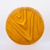 A Jenny Smith Silk Road Orange Cast Glass Form
