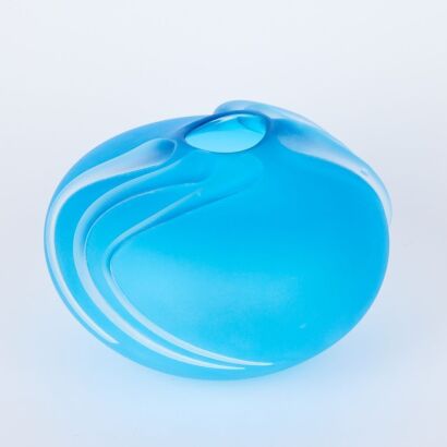 A Katie Brown Blown Glass Vase
