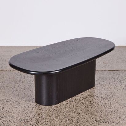 A Como Decor Ebonised Wood Coffee Table