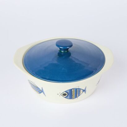 A Villeroy and Boch &rsquo;Viking&rsquo; Lidded Casserole