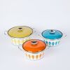 A Trio of Cathrineholm Casserole Dishes