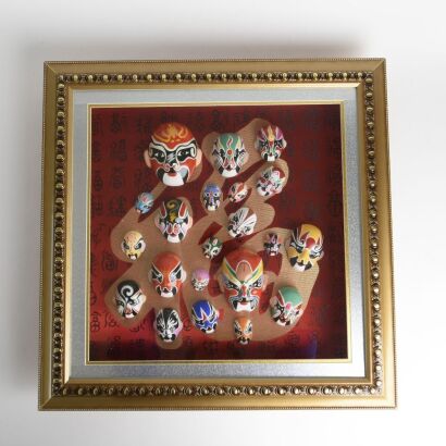 A Set of Chinese Peking Opera Mask