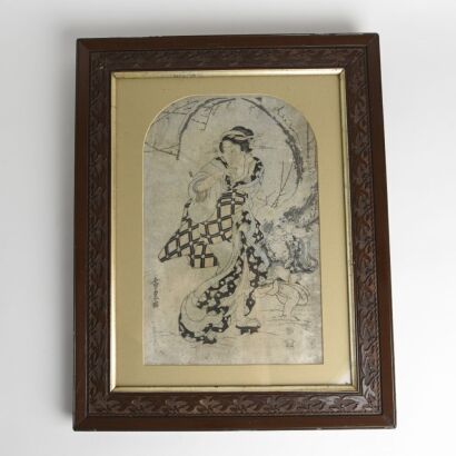 A Japanese Ukiyo-e Woodblock Print