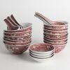 A Set of Twenty-seven 20th Century Chinese Famille-rose Bowls and Dishes