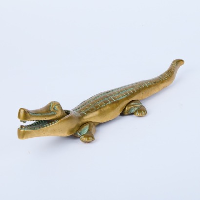 A Vintage Crocodile Nutcracker