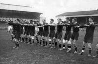 The 1924 All Blacks perform their Haka