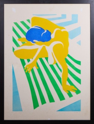 A Framed Pre-Proof Print of a Figure