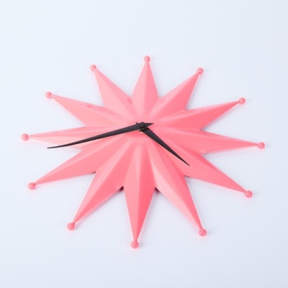 A Pink MCM Starburst Clock