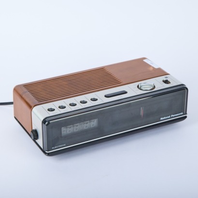 A Vintage National Panasonic Clock & Radio
