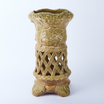 A Large Early Benhar Salt Glazed Umbrella Stand