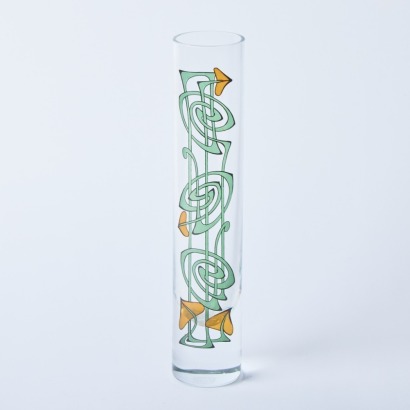 A Charles Rennie Mackintosh Glass Vase