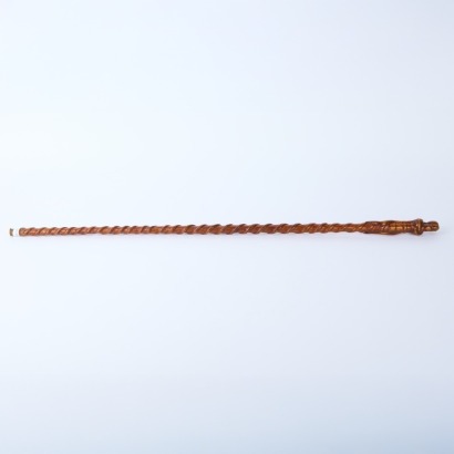 A Walking Stick with a Carved Lovers Handle