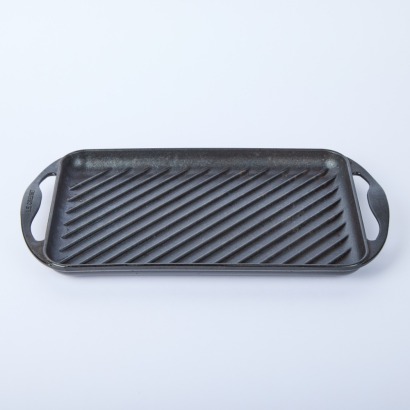 A Le Creuset Cast Iron Grill