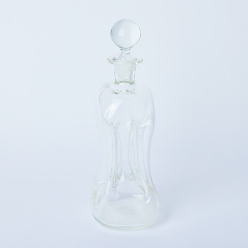 A Danish Holmegaard Kluk Kluk Decanter by Jacob Bang