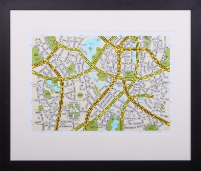A The Great New Zealand Music Map Print