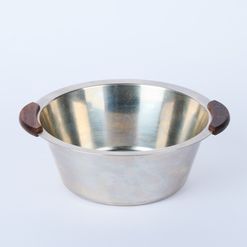A Danish Stainless Steel Bowl