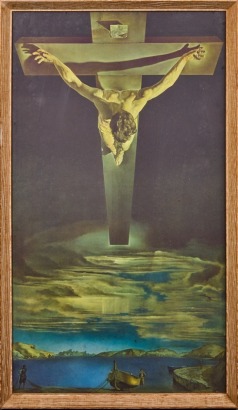 A Vintage Salvador Dali Print, Christ of St John of the Cross
