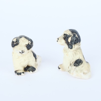 A Pair of Ceramic Spaniels