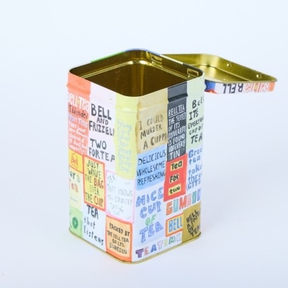 A Tea Caddy by Dick Frizzell for Bell Tea