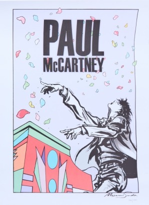 A Paul McCartney One on One Tour Poster