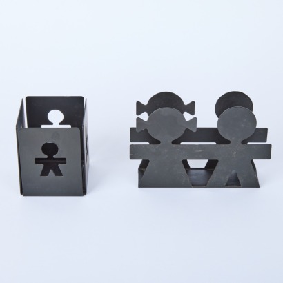 A Girotondo Pencil and Envelope Holder by King-Kong for Alessi