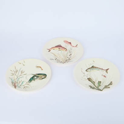 A Trio of Fish Plates by Johnson Bros