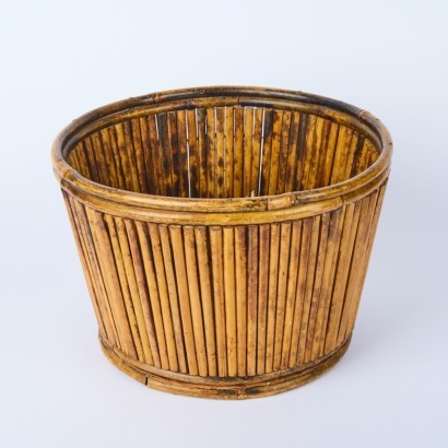 A Vintage Cane Bin