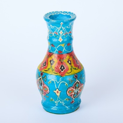 A Hand Painted Folk Art Vase