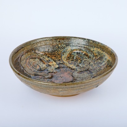 A Large Speckle Glazed Bowl