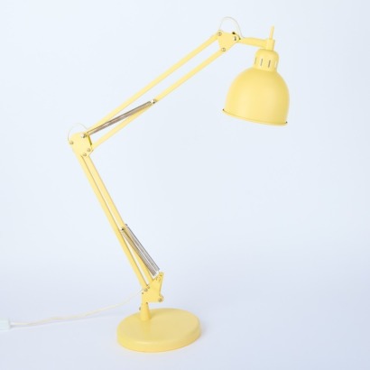 A Yellow Anglepoise Style Lamp