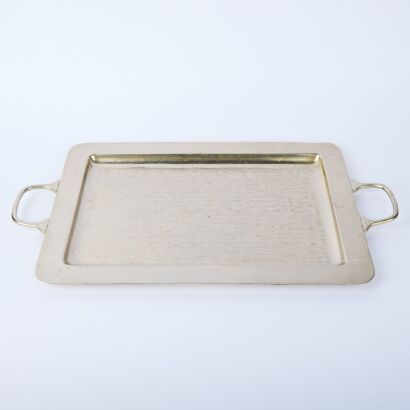A Metal Minimal Serving Tray