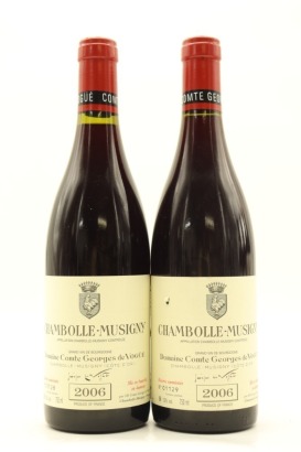(2) 2006 Domaine Comte Georges de Vogue Chambolle-Musigny, Cote de Nuits