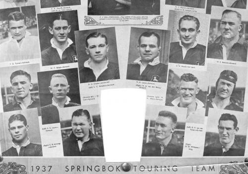 1937 Springbok Touring Team