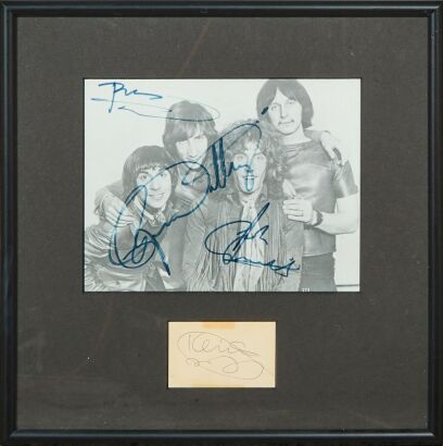 A Framed The Who Signed Photo