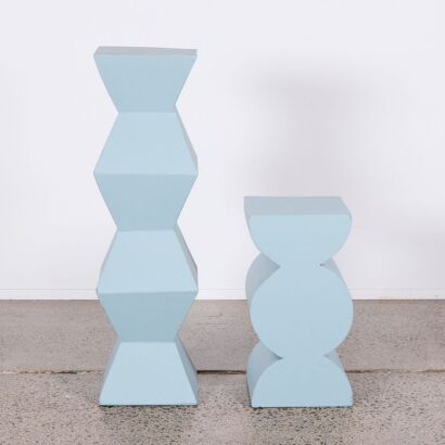 A Pair of Decorative Plinths