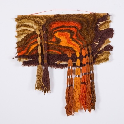 A Vintage Wool Wall Hanging